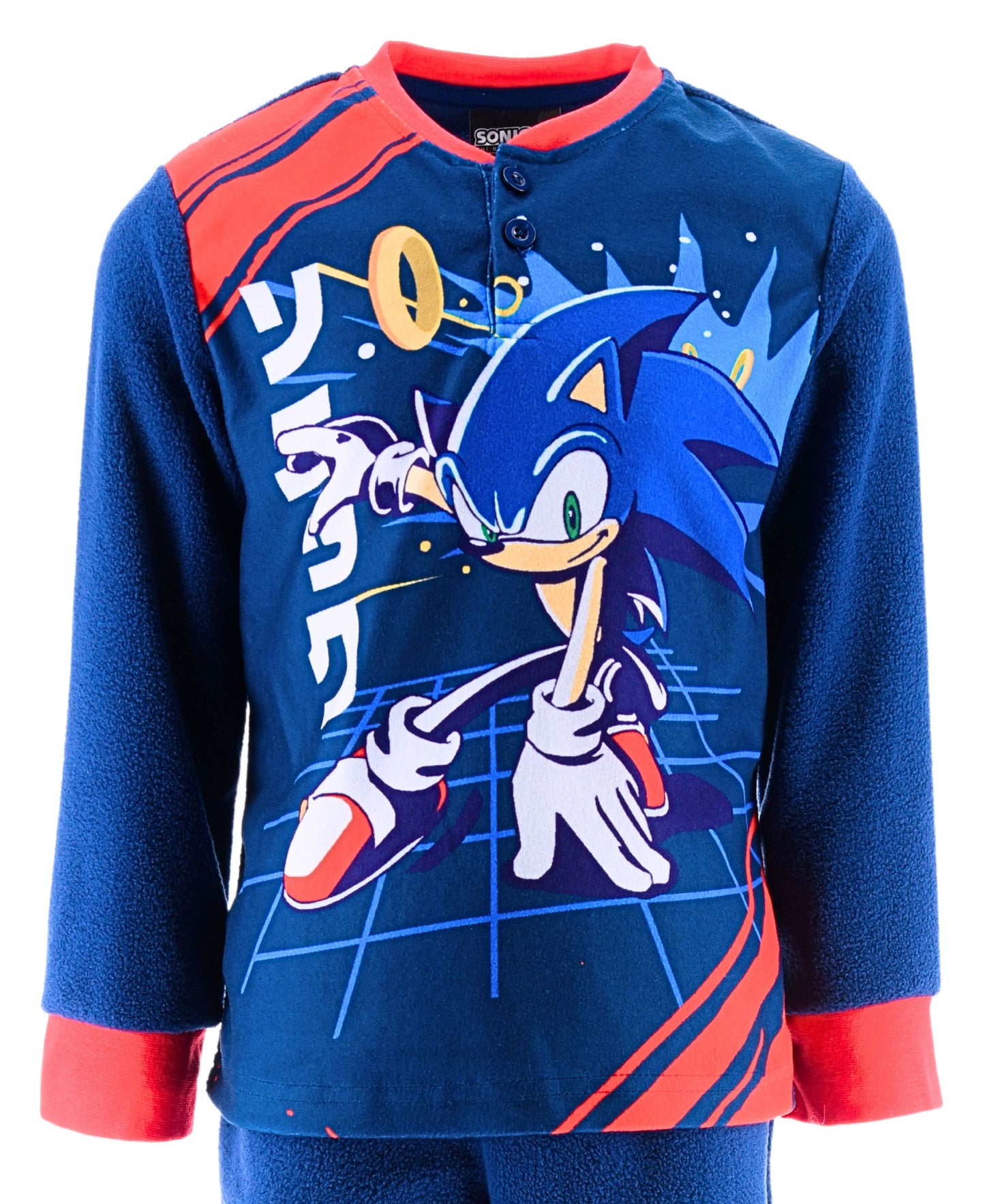 Schlafanzug Fleece Sonic The Hedgehog