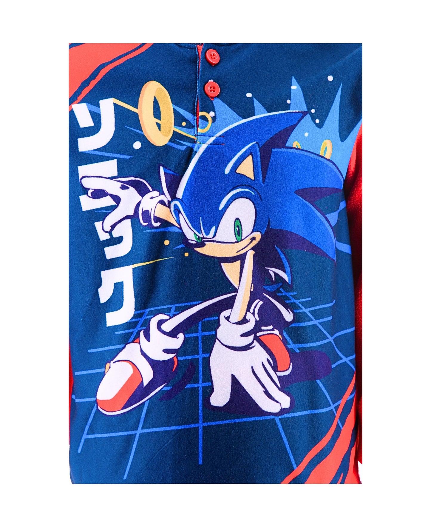 Schlafanzug Fleece Sonic The Hedgehog