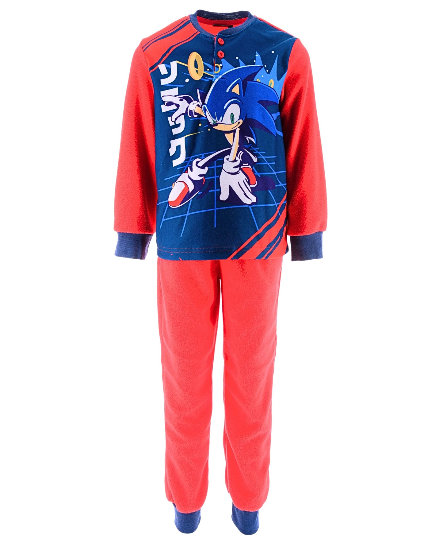 Schlafanzug Fleece Sonic The Hedgehog