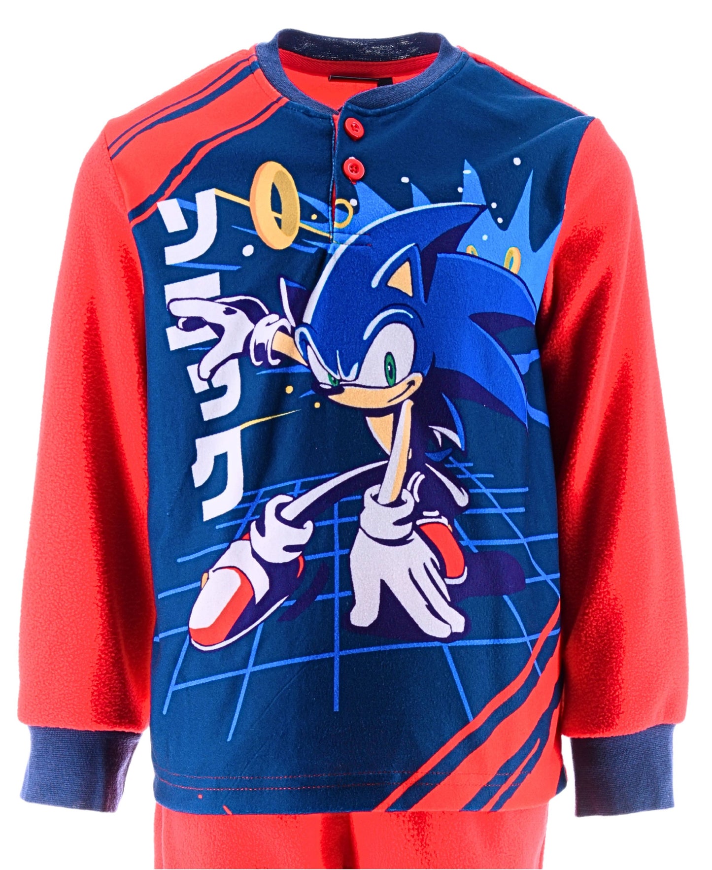 Schlafanzug Fleece Sonic The Hedgehog