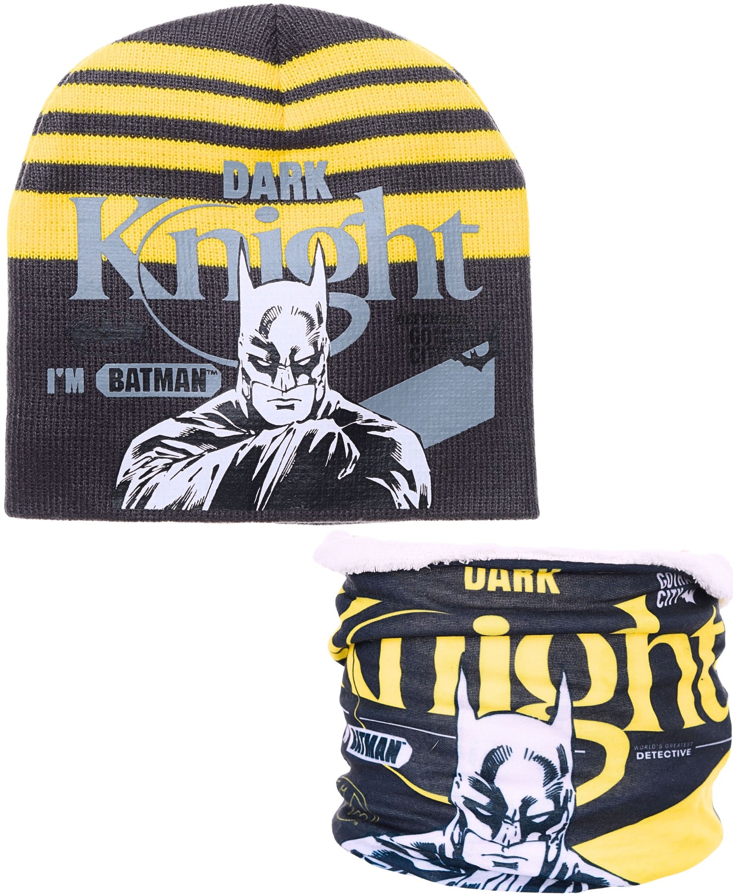Batman Winter Mütze Set 2-teilig mit Schal