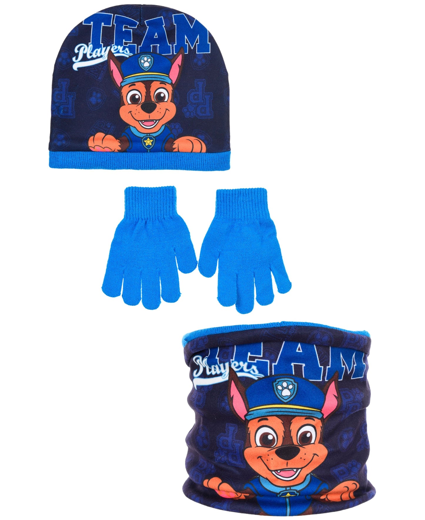 Paw Patrol Winter Mütze Set 3-teilig