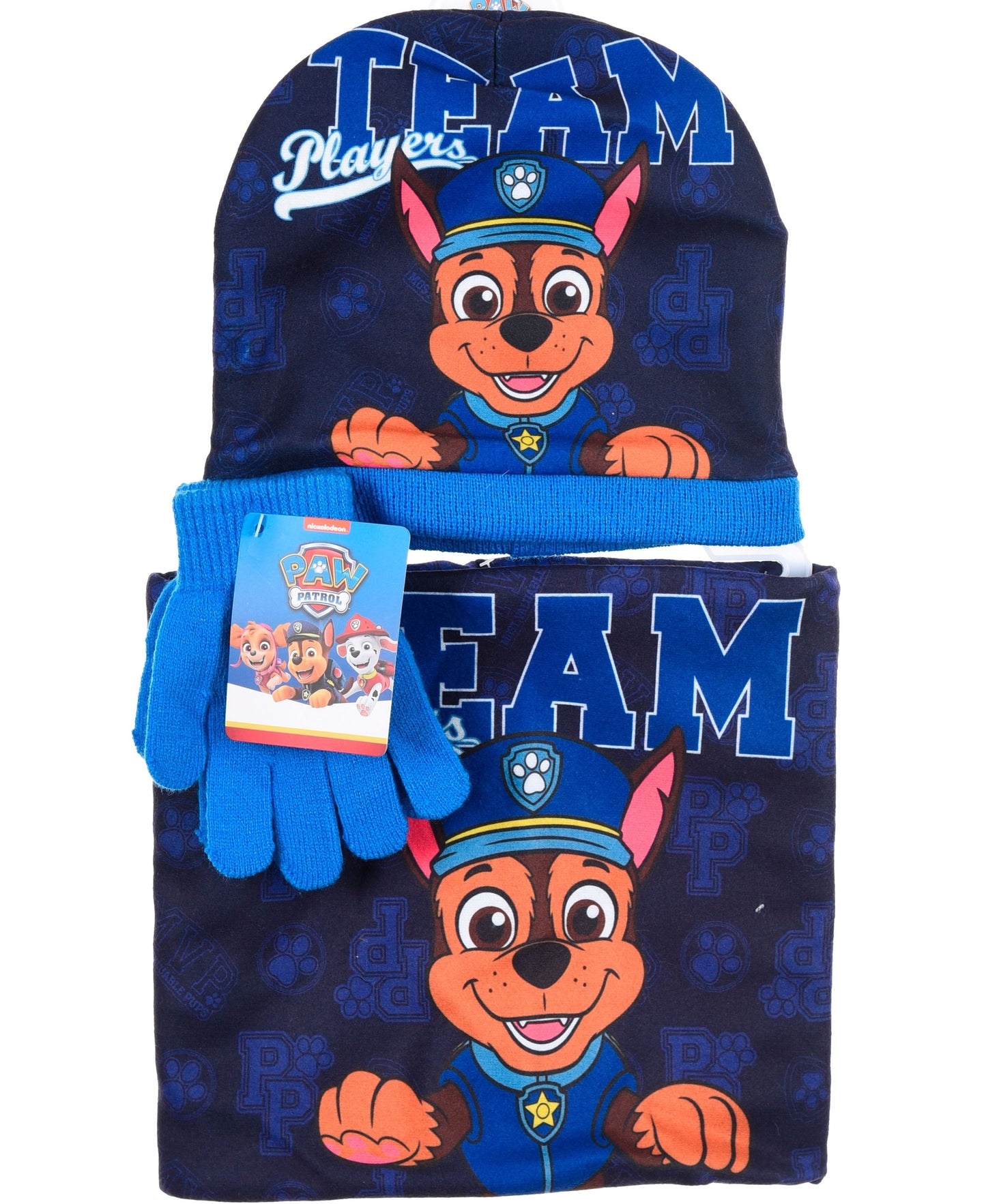 Paw Patrol Winter Mütze Set 3-teilig