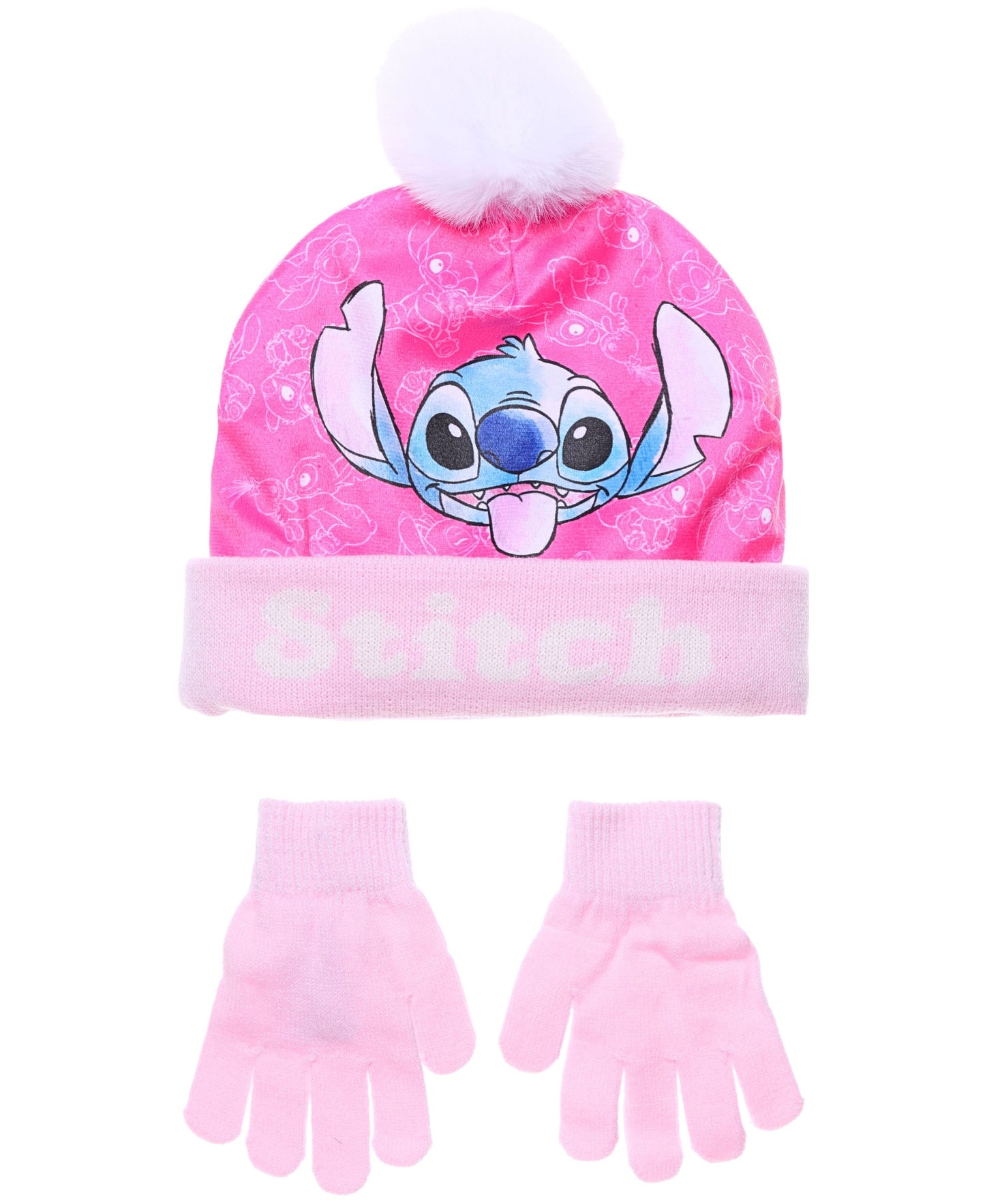 Stitch Winter Mütze Set 2-teilig