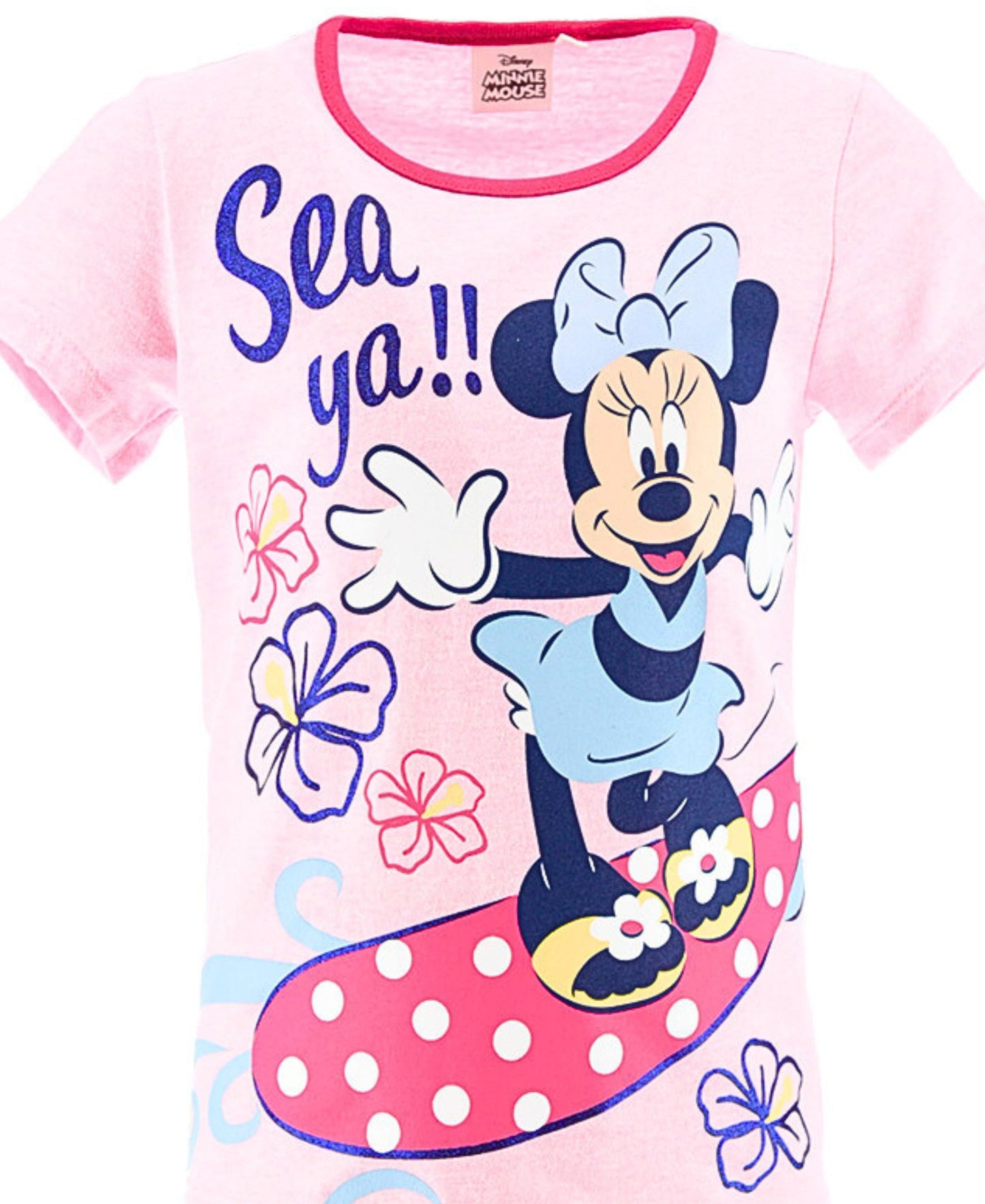 Schlafanzug kurz Minnie Mouse - Shorty für Mädchen