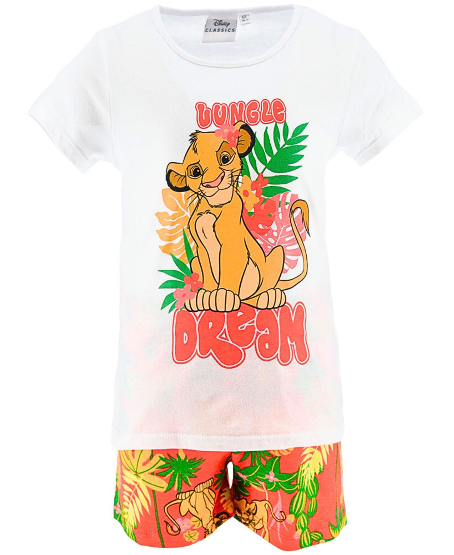 Disney König der Löwen Shorty - Schlafanzug für Mädchen
