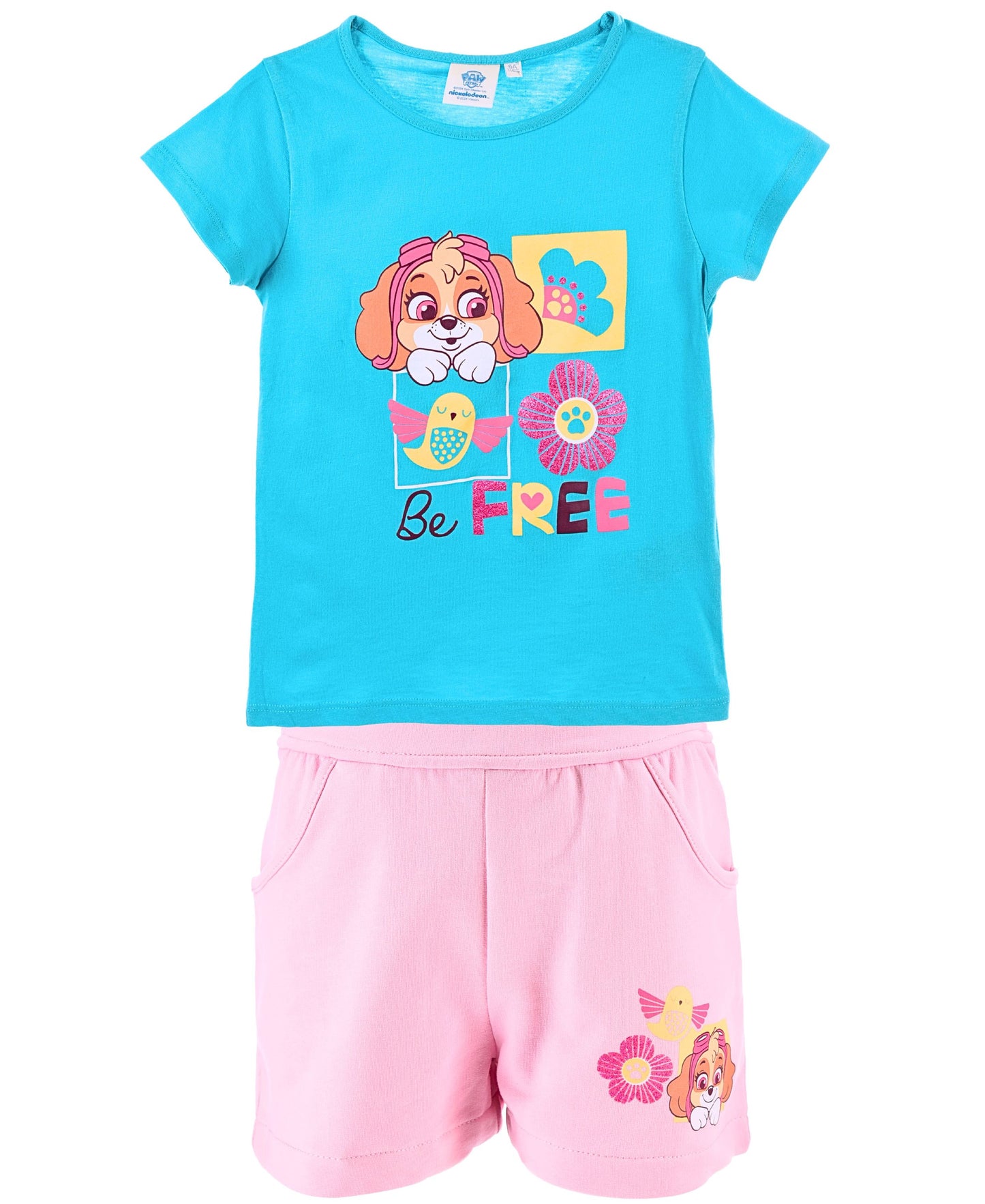 Paw Patrol Set T-Shirt & Shorts für Mädchen