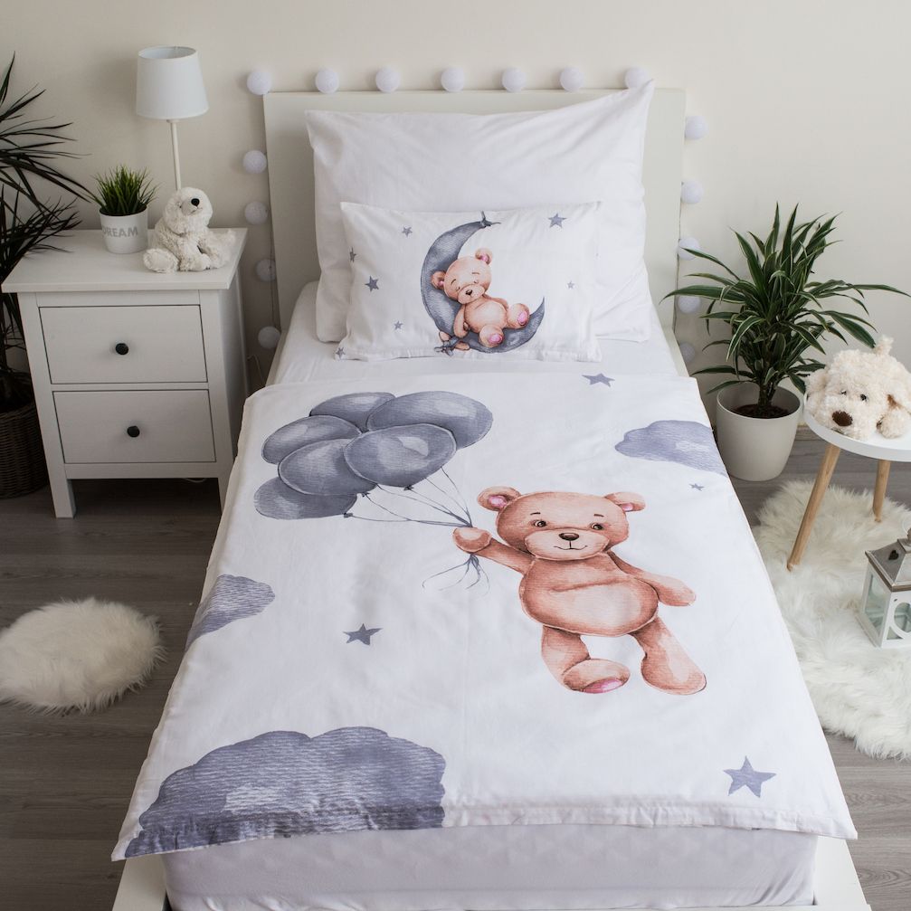 Babybettwäsche Teddybär Set 2-tlg. 100 x 135 cm