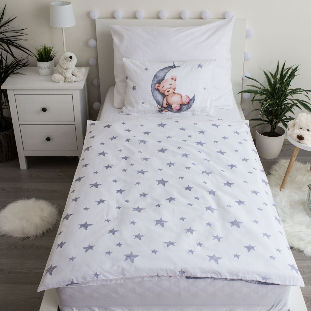 Babybettwäsche Teddybär Set 2-tlg. 100 x 135 cm