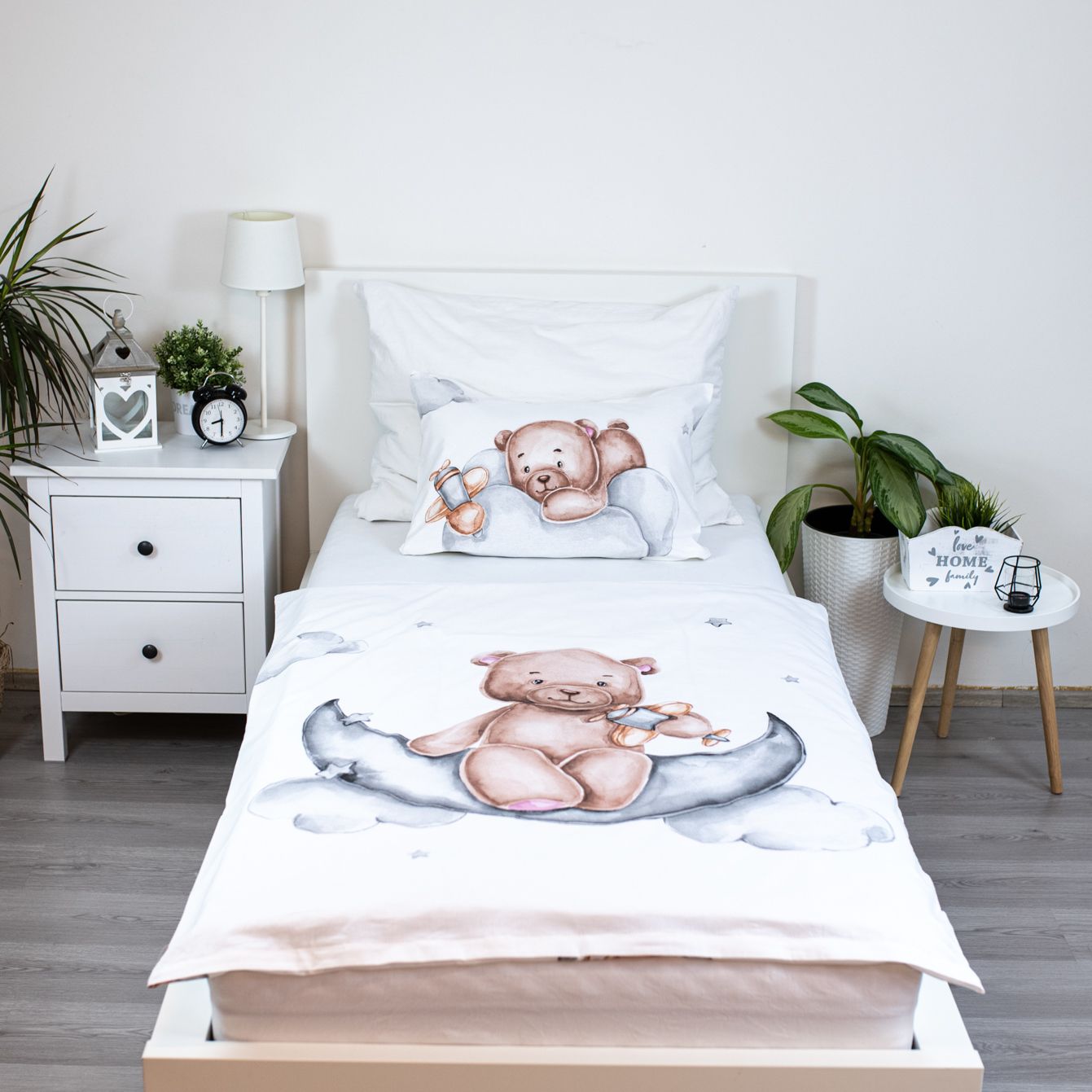 Babybettwäsche Teddybär Set 2-tlg. 100 x 135 cm