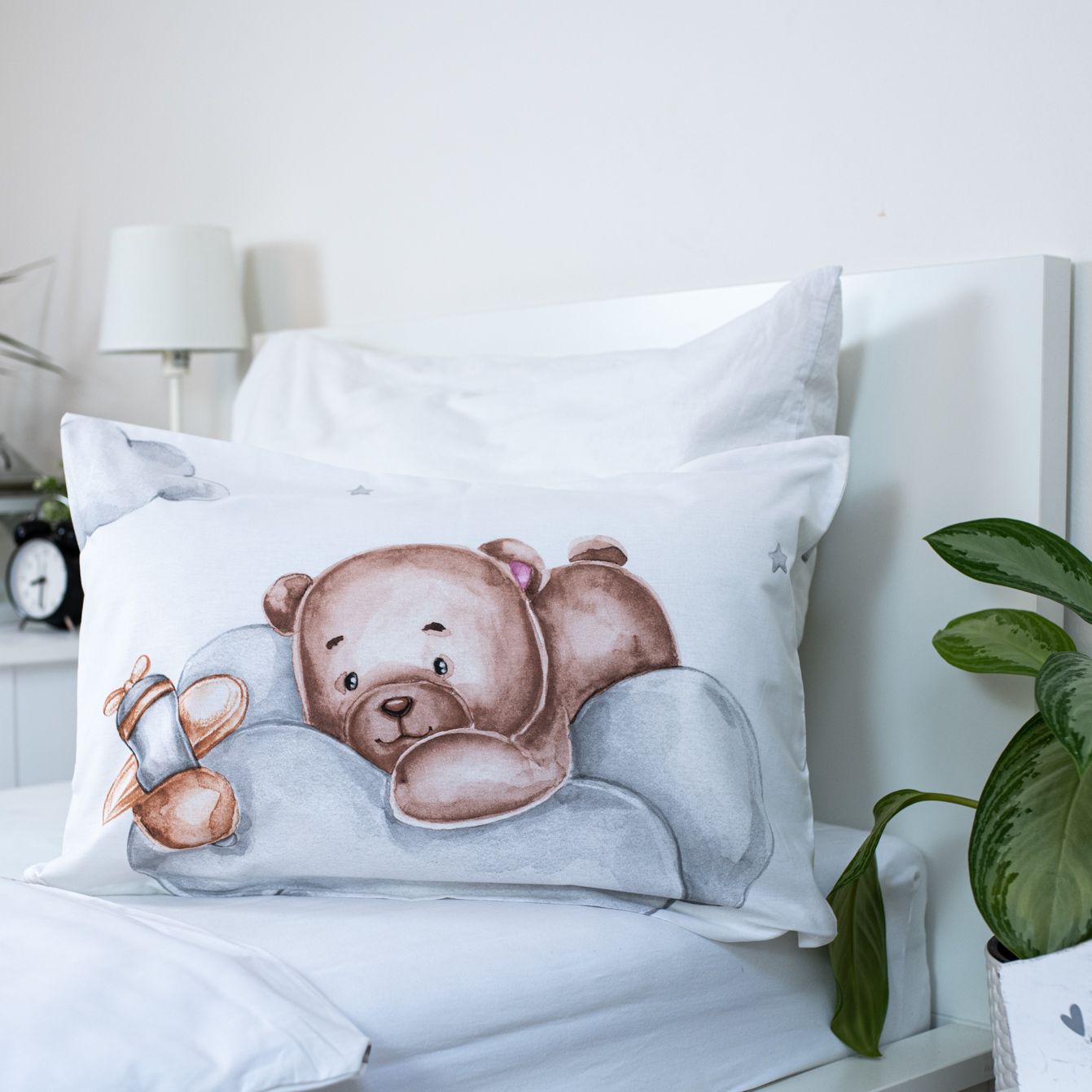 Babybettwäsche Teddybär Set 2-tlg. 100 x 135 cm