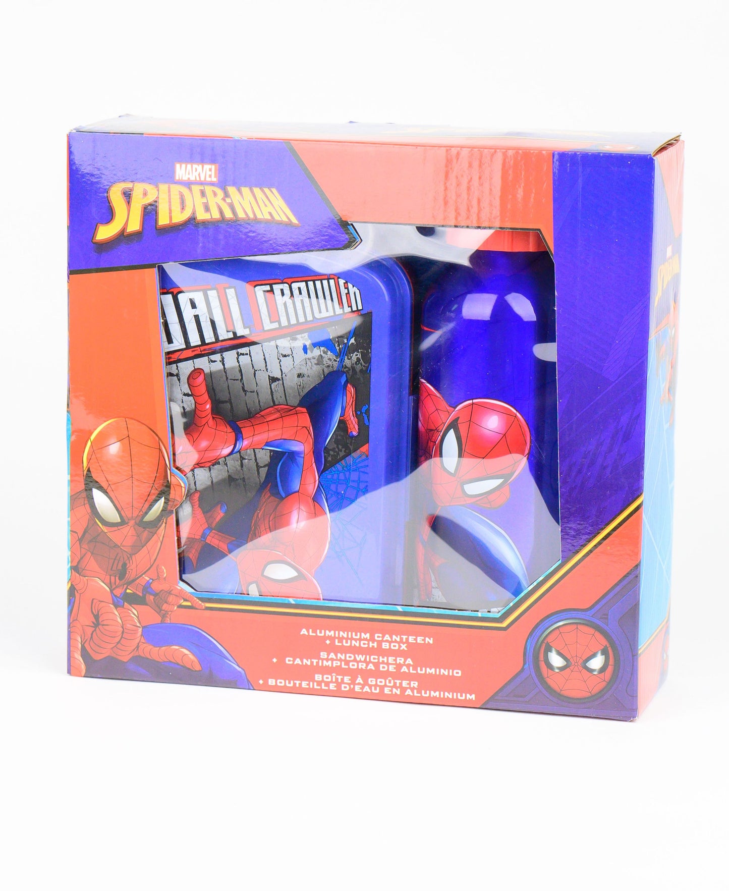 Spider-Man Set Brotdose + Alu-Trinkflasche