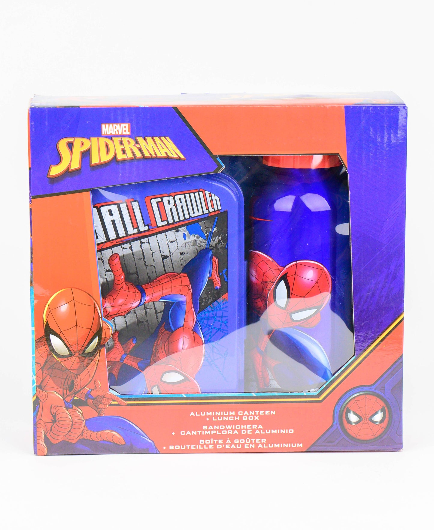 Spider-Man Set Brotdose + Alu-Trinkflasche