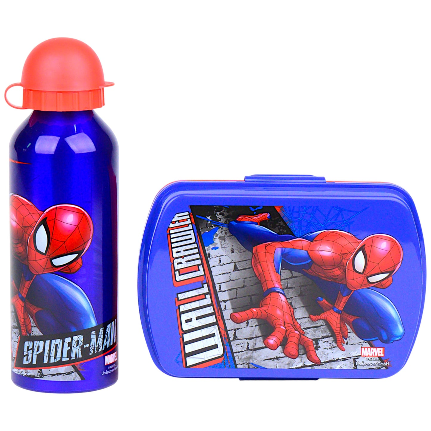 Spider-Man Set Brotdose + Alu-Trinkflasche