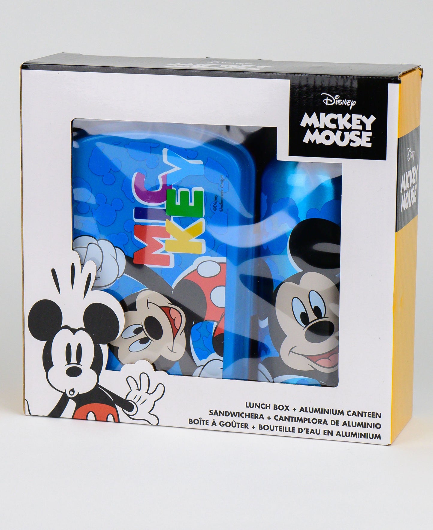 Mickey Mouse Set Brotdose + Alu-Trinkflasche