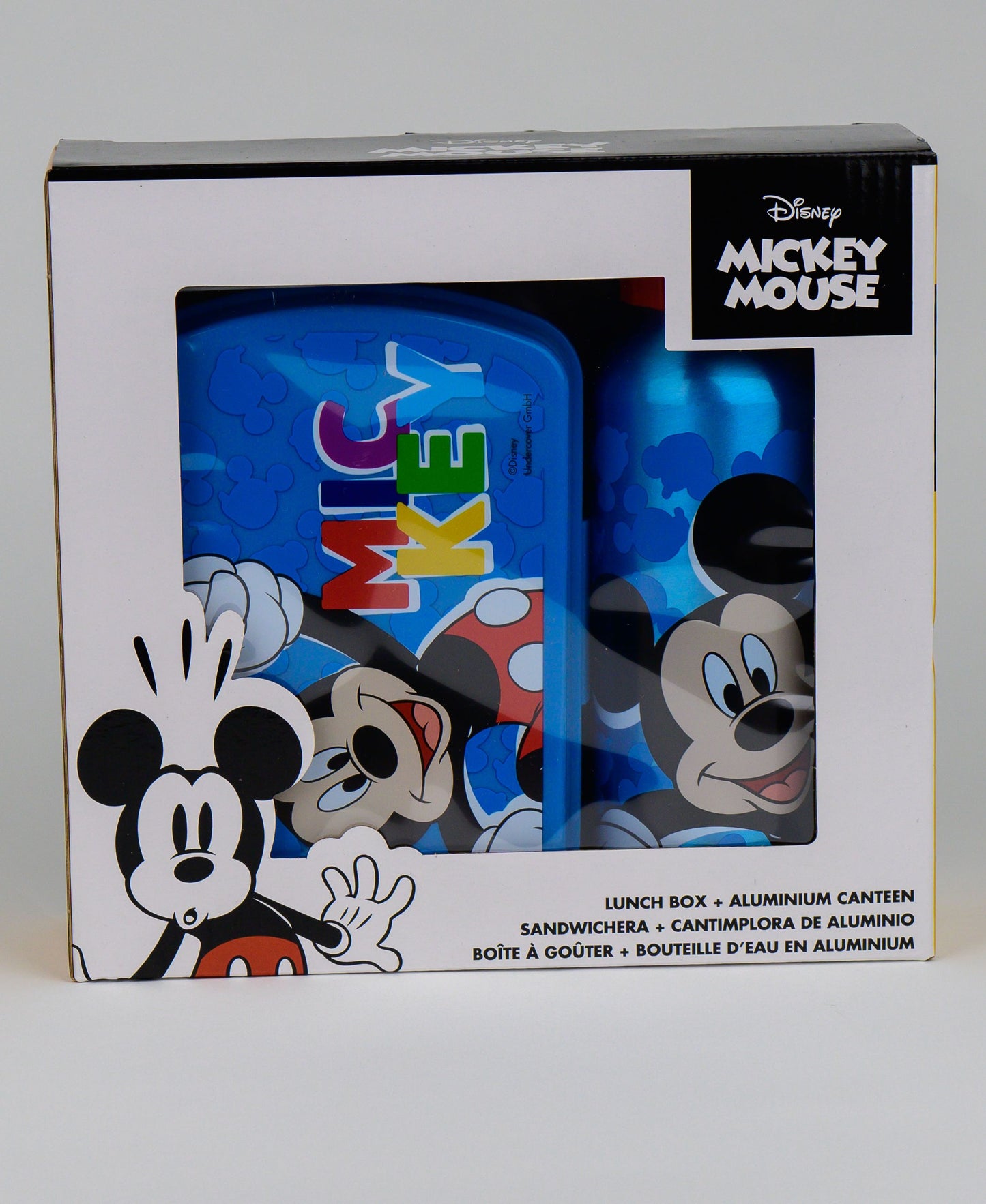 Mickey Mouse Set Brotdose + Alu-Trinkflasche