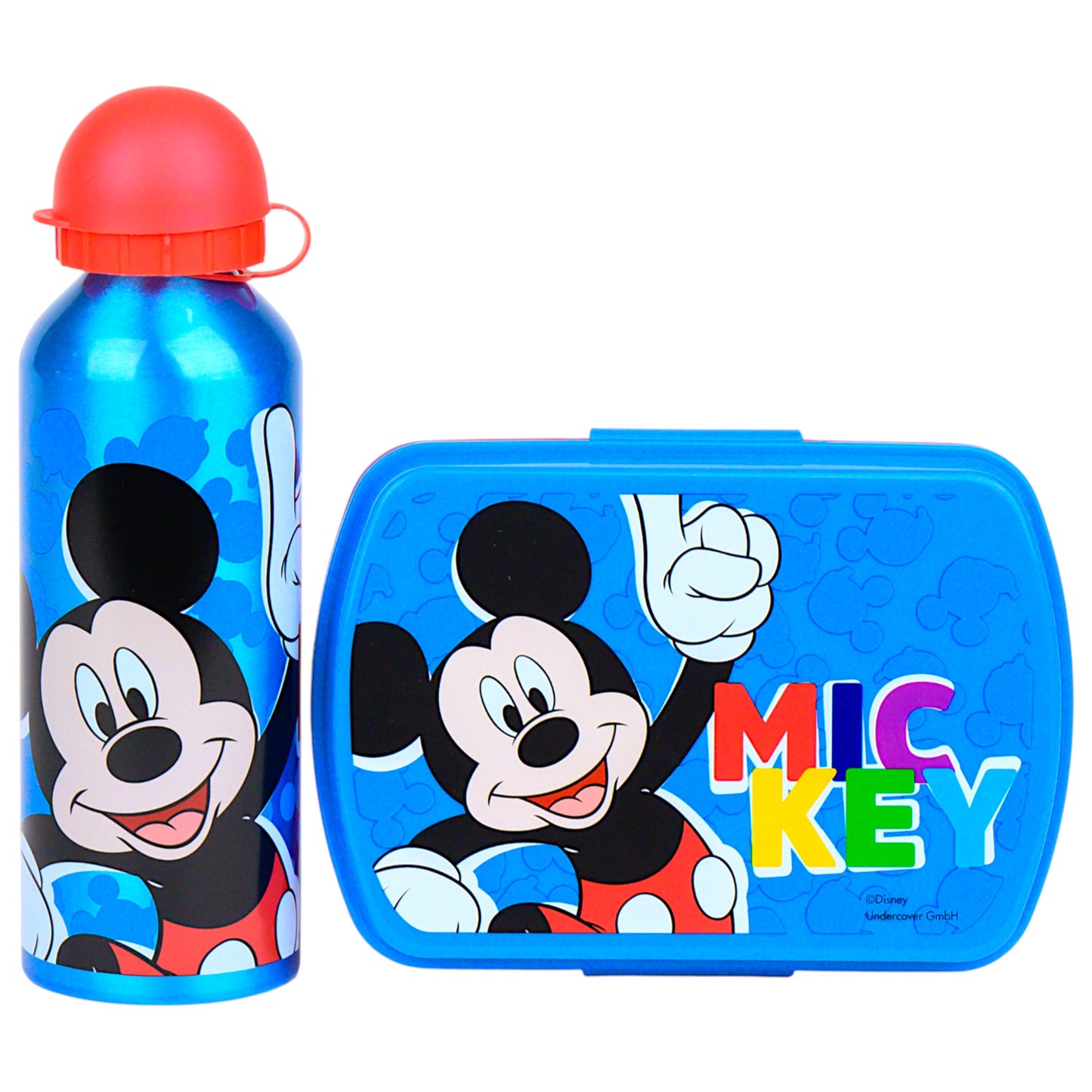 Mickey Mouse Set Brotdose + Alu-Trinkflasche