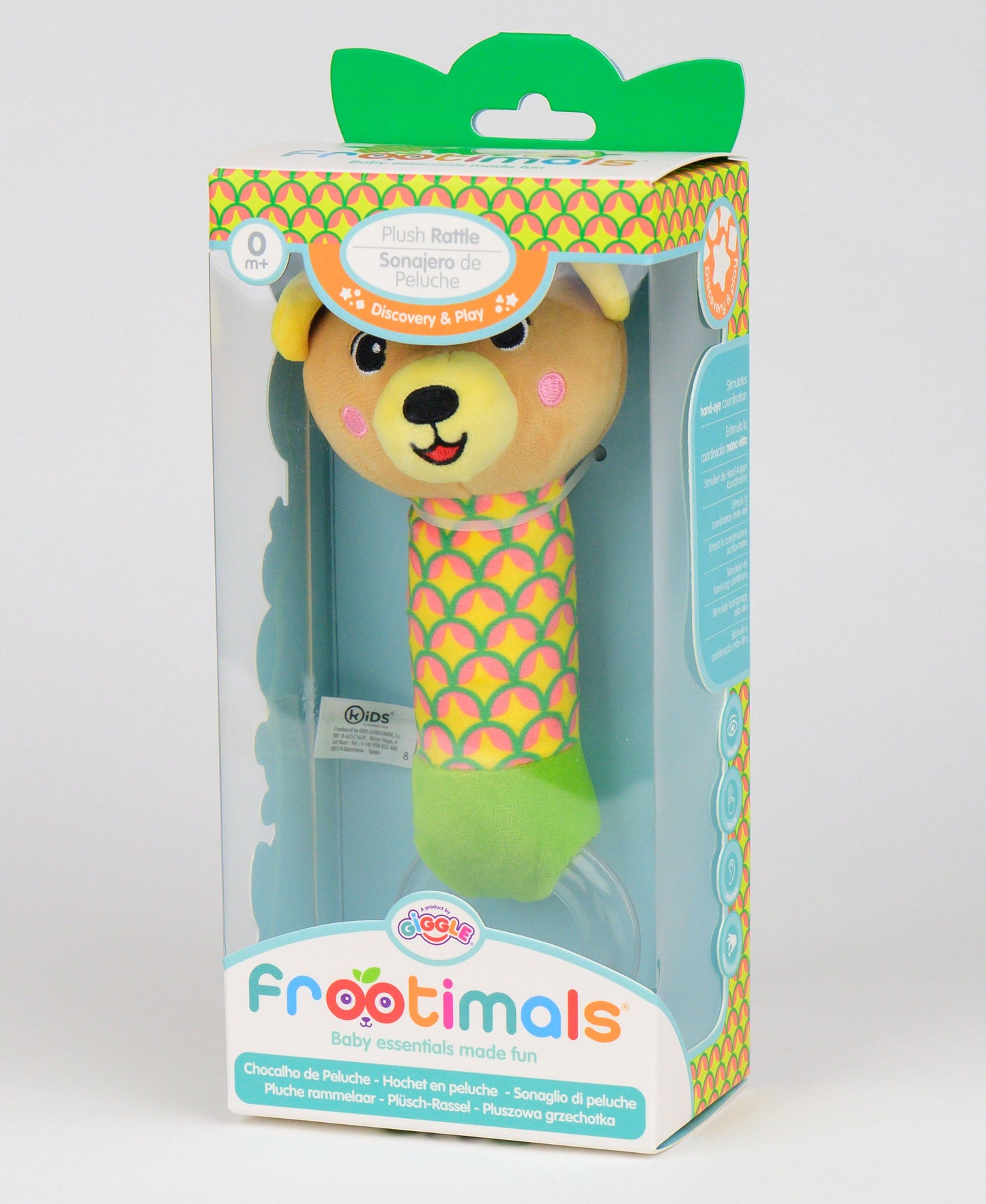 Babyrassel Frootimals Bubba Tropibär