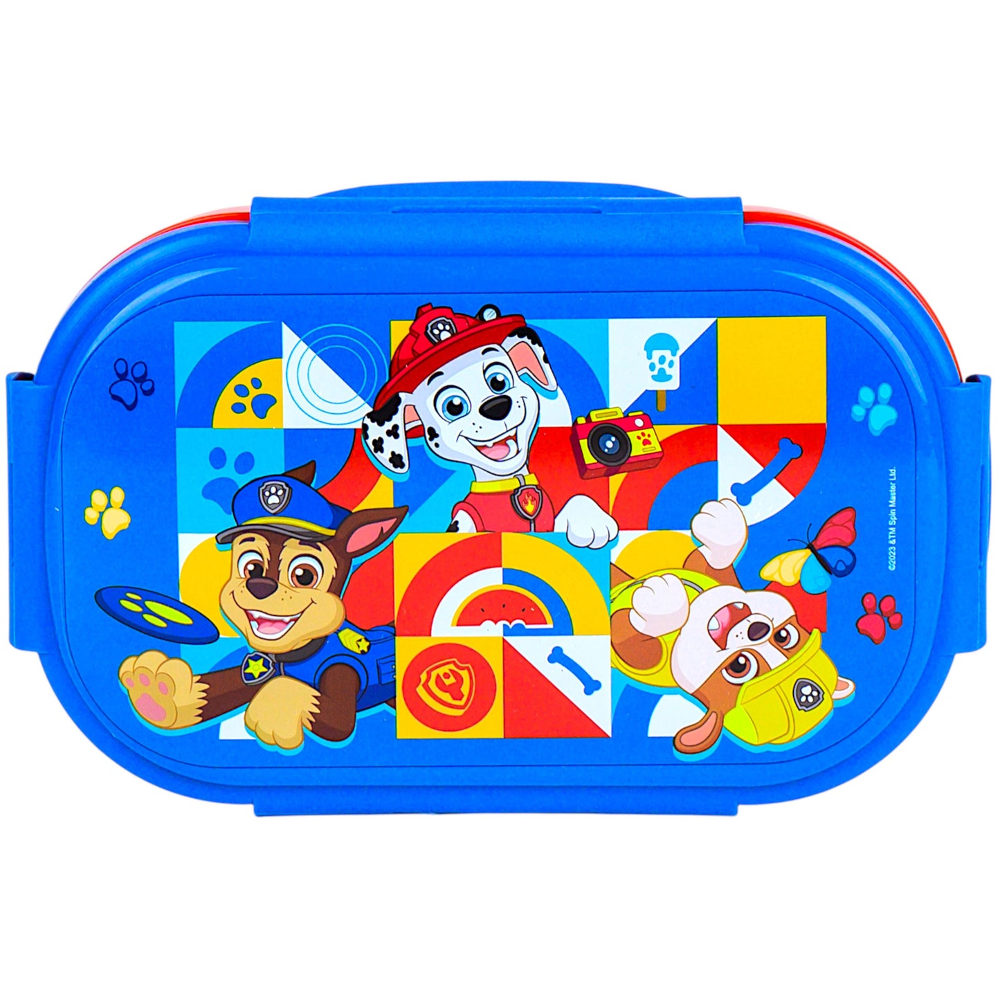 Paw Patrol Brotdose mit 2 Fach Unterteilung & Göffel-Messer