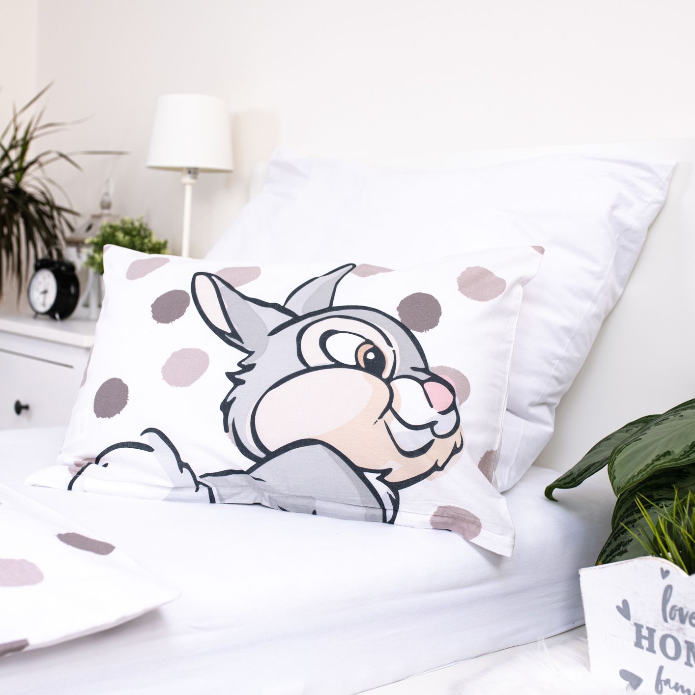 Disney Klassik Klopfer Kinderbettwäsche Set 2-tlg. 100 x 135 cm