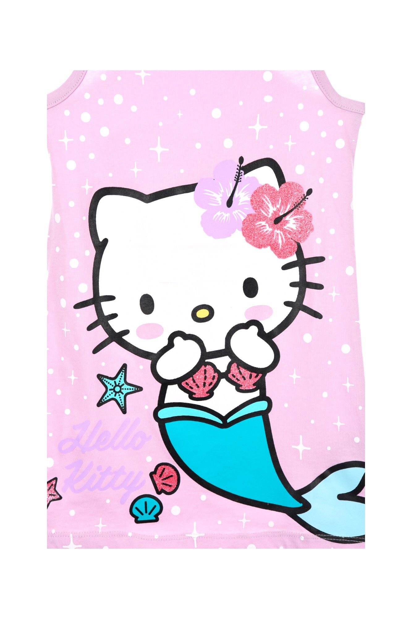 Hello Kitty Sommerkleid mit Glitzerdetails 104-140 cm