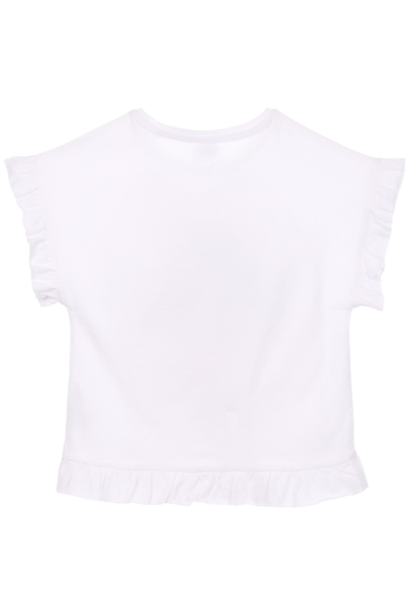 Vaiana T-Shirt mit Glitzer & Rüschen für Mädchen Gr. 98 - 128 cm