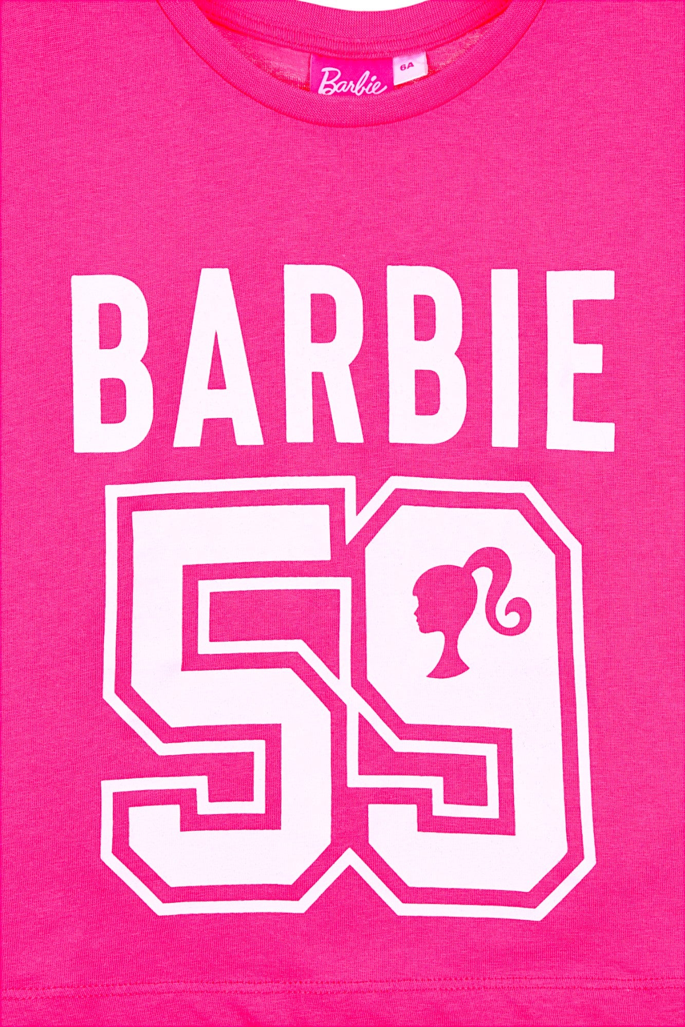 Barbie Crop Top für Mädchen Gr. 104 - 140 cm
