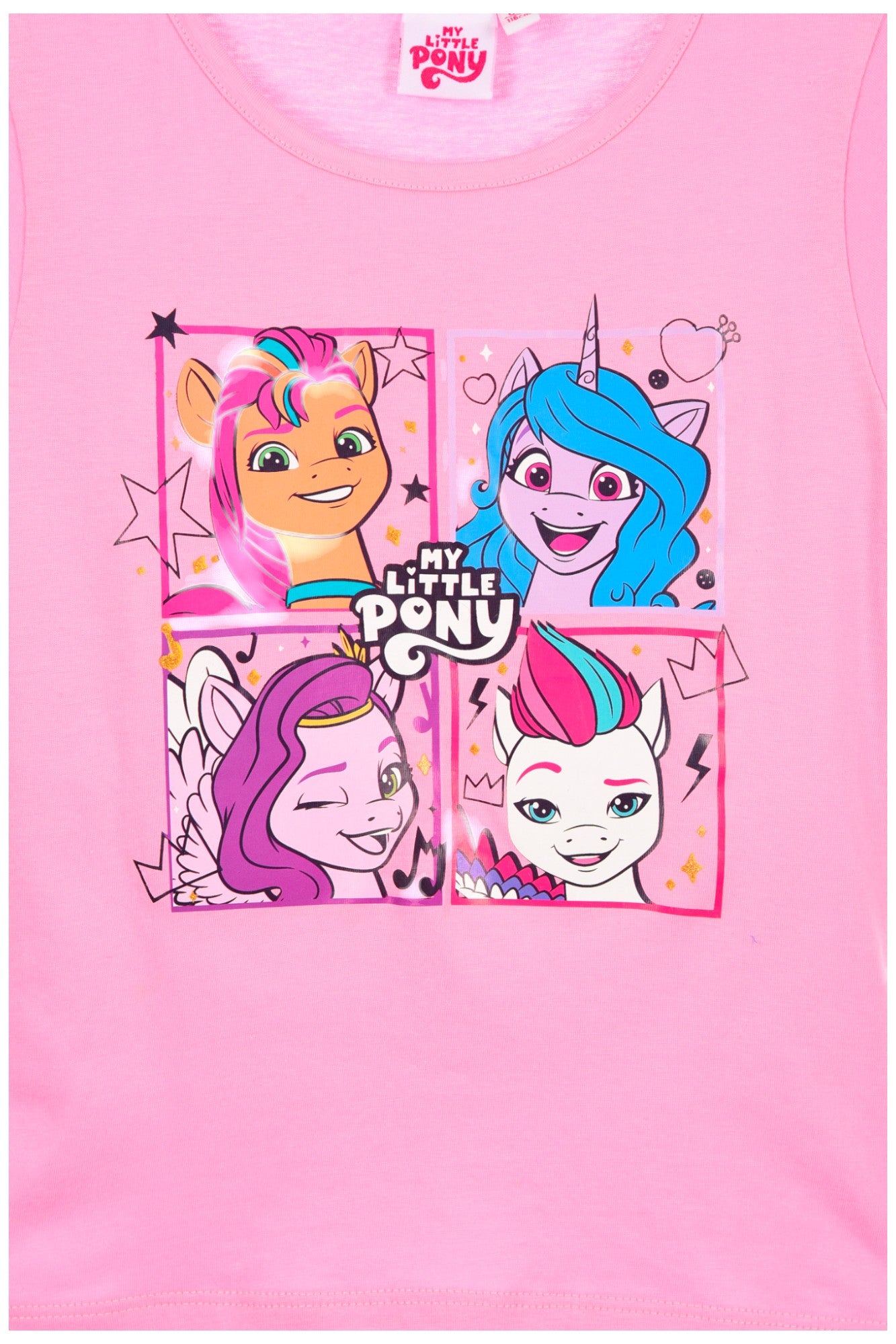 My Little Pony T-Shirt mit Glitzer für Mädchen Gr. 98 - 128 cm
