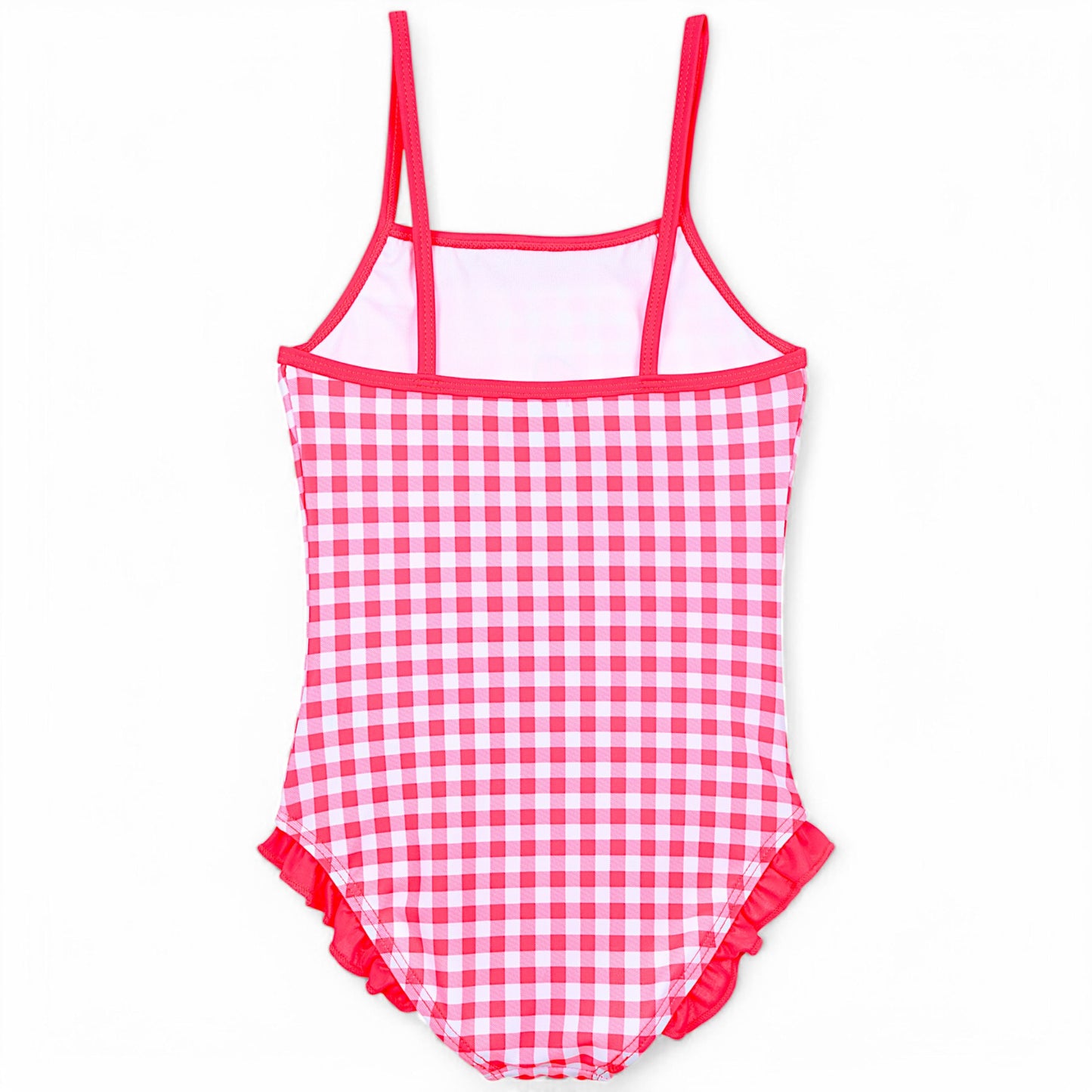 Minnie Mouse Badeanzug kariert mit Rüschen Gr.98 -128 cm