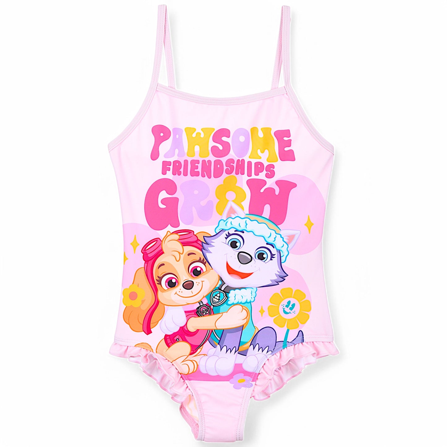 Paw Patrol Badeanzug Skye & Everest mit Rüschen Gr.98 -116 cm
