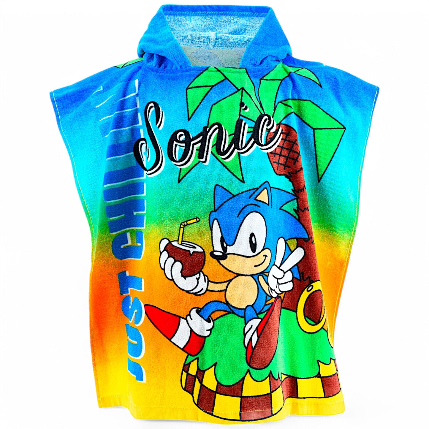 Sonic The Hedgehog Badeponcho 55 x 110 cm
