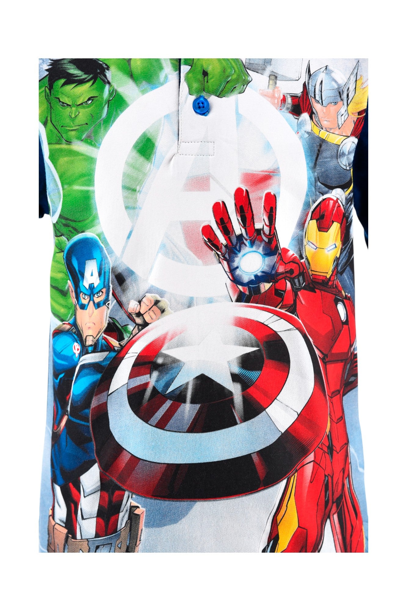 Avengers Schlafanzug kurz - Shorty für Jungen Gr. 98 - 128 cm