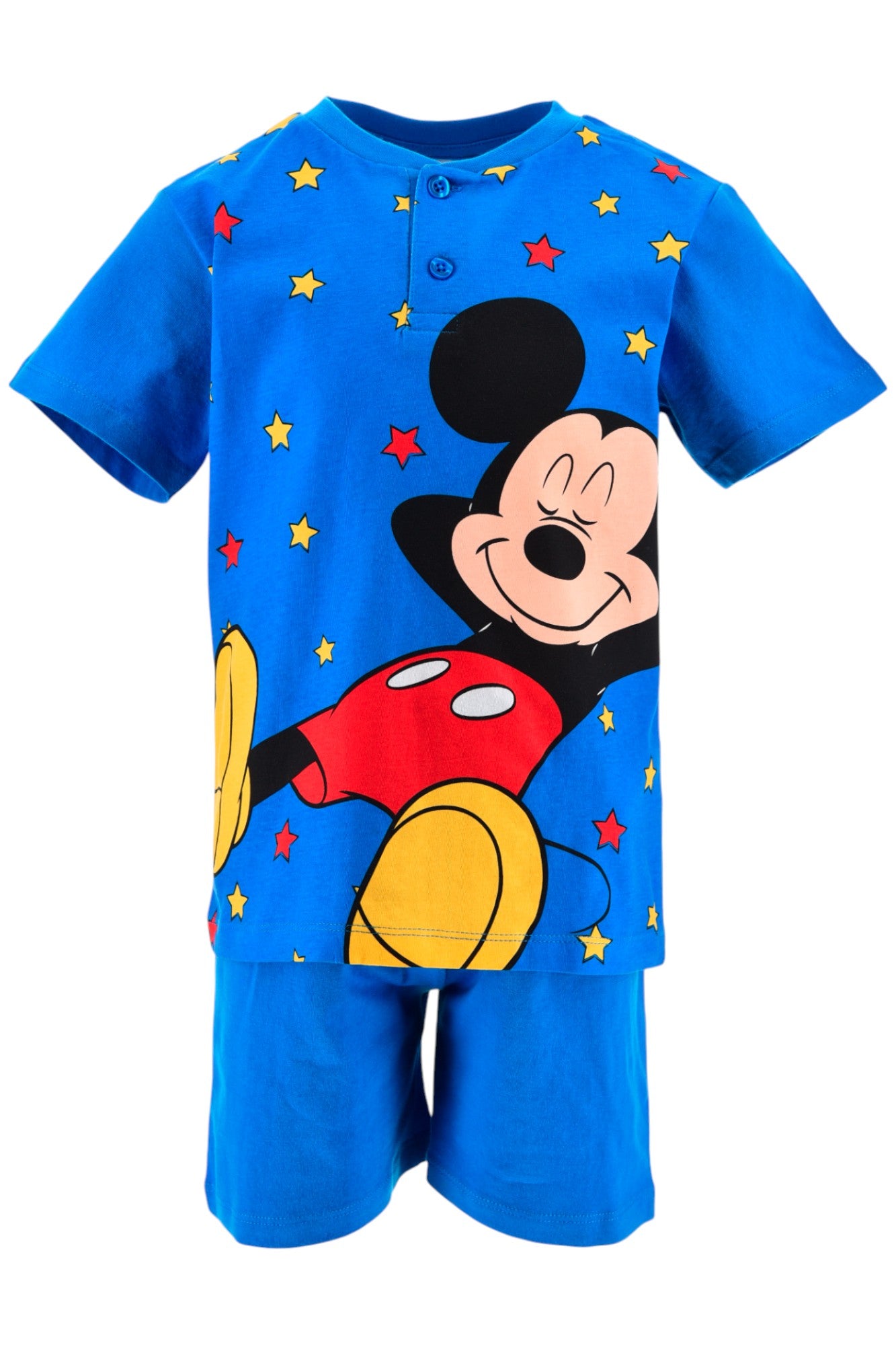 Mickey Mouse Schlafanzug kurz - Shorty für Jungen Gr. 98 - 128 cm