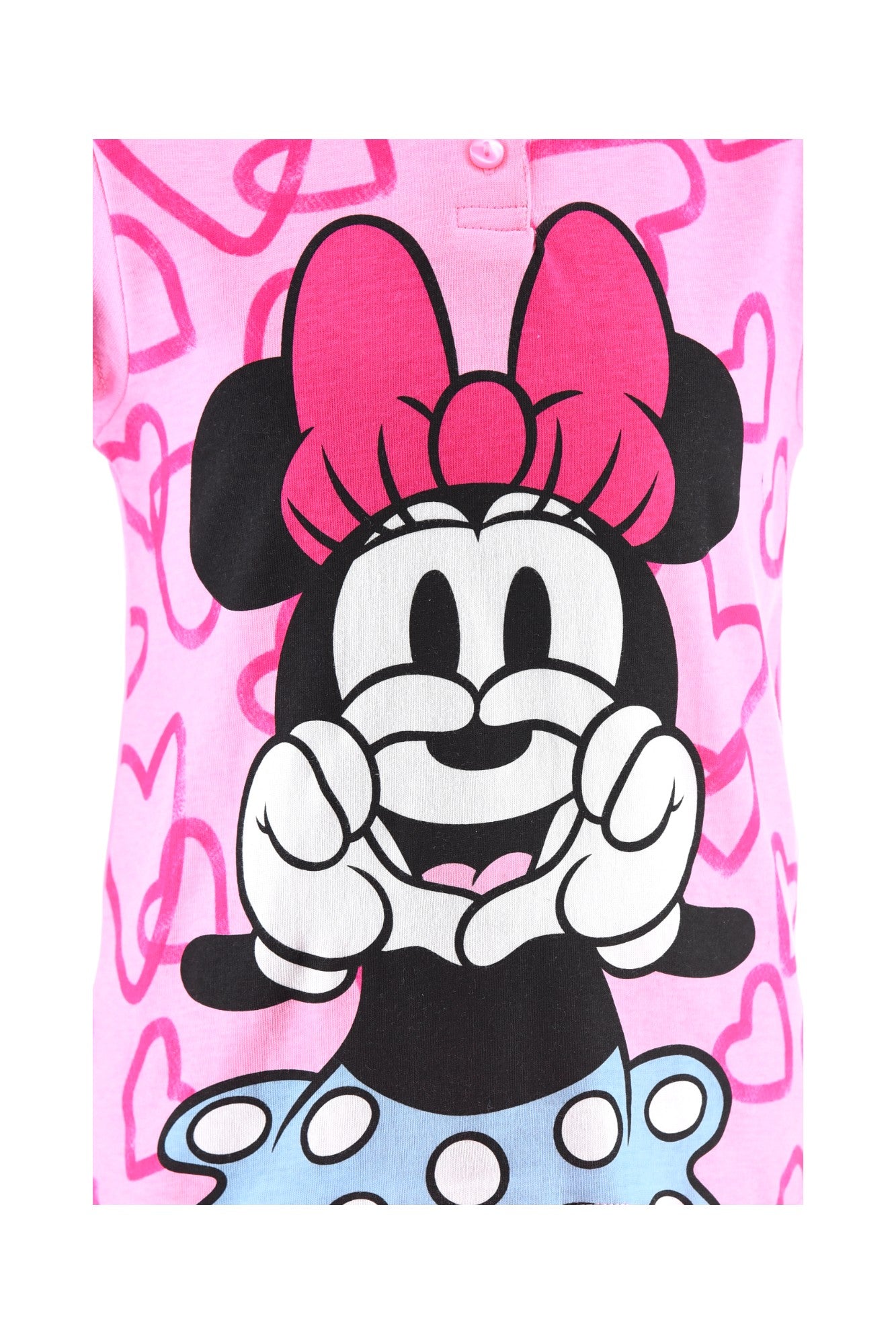 Minnie Mouse Schlafanzug kurz - Shorty für Mädchen Gr. 98 - 128 cm