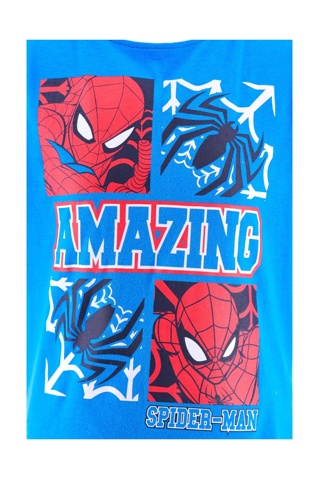 Spider-Man Schlafanzug kurz - Shorty für Jungen Gr. 98 - 128 cm