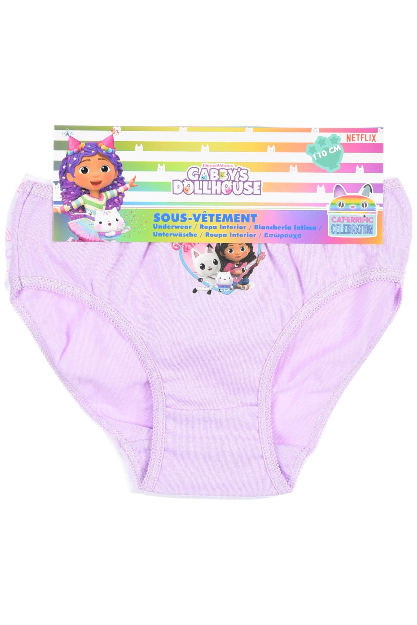 Gabby´s Dollhouse Slip 3-er Pack für Mädchen Gr. 98 -128 cm