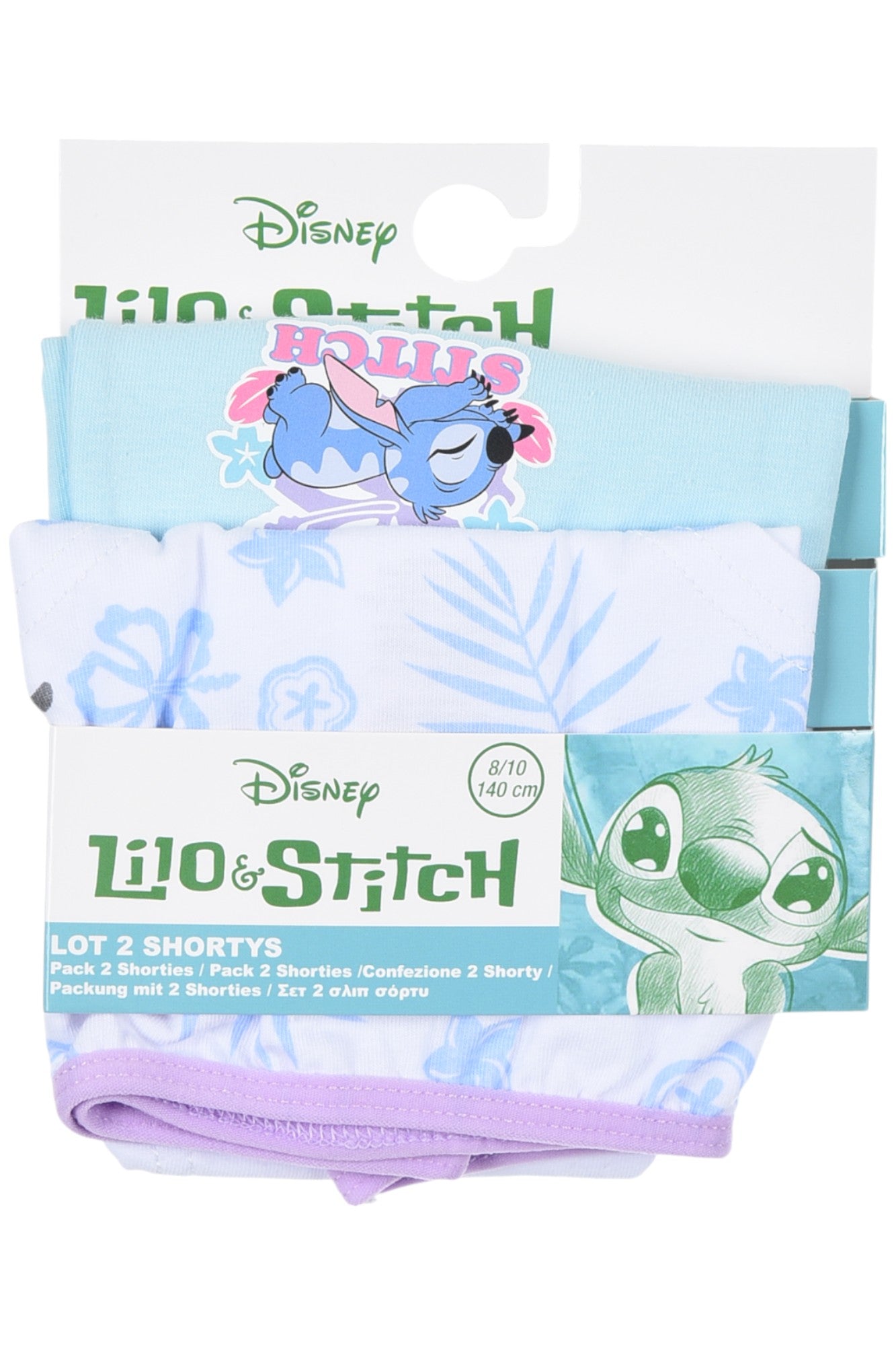 Disney Stitch Hipster 4-er Pack für Mädchen Gr. 116 -152 cm