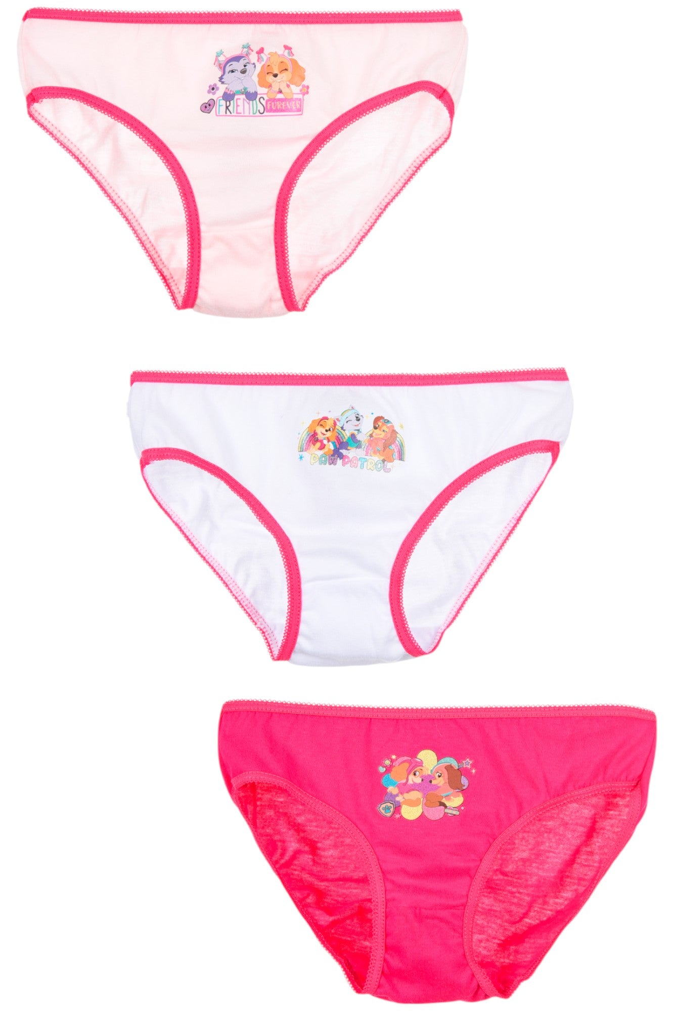 Paw Patrol Slip 3-er Pack Skye für Mädchen Gr. 98 -116 cm