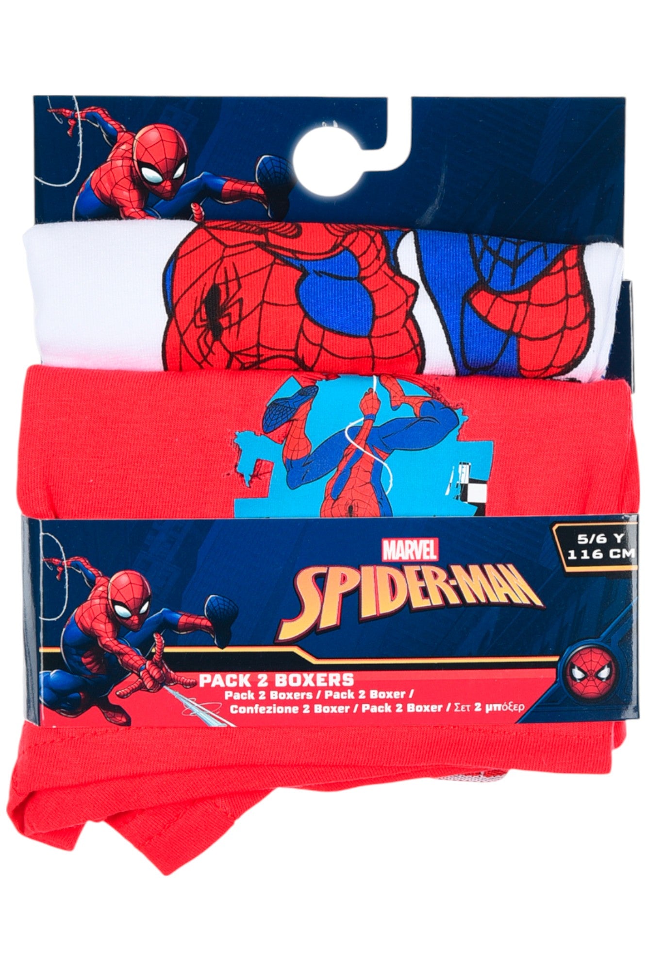 Spider-Man 4-er Pack Jungen Boxershorts Gr. 98 - 128 cm