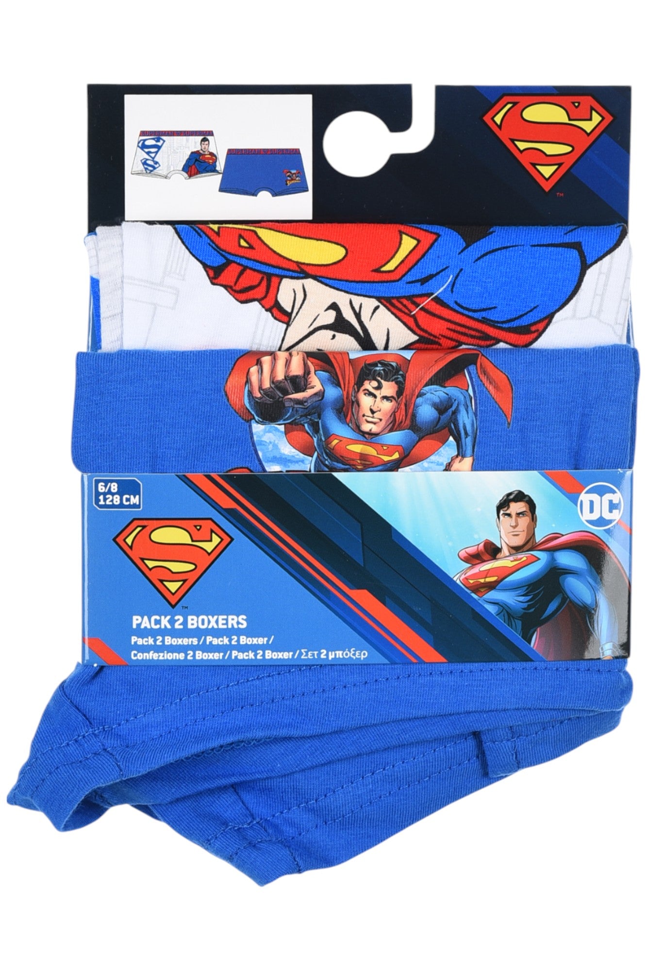 Superman 4-er Pack Jungen Boxershorts Gr. 104 - 140 cm