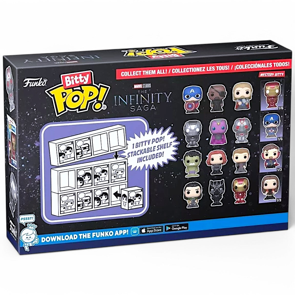 Funko Spielfigur Bitty POP! Marvel The Infinity Saga 4er - Pack zum sammeln