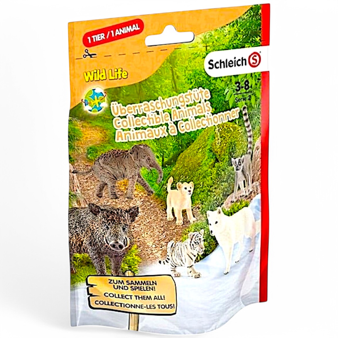 Schleich Wild Life Überraschungstüte Serie 2 mit 1 Tier