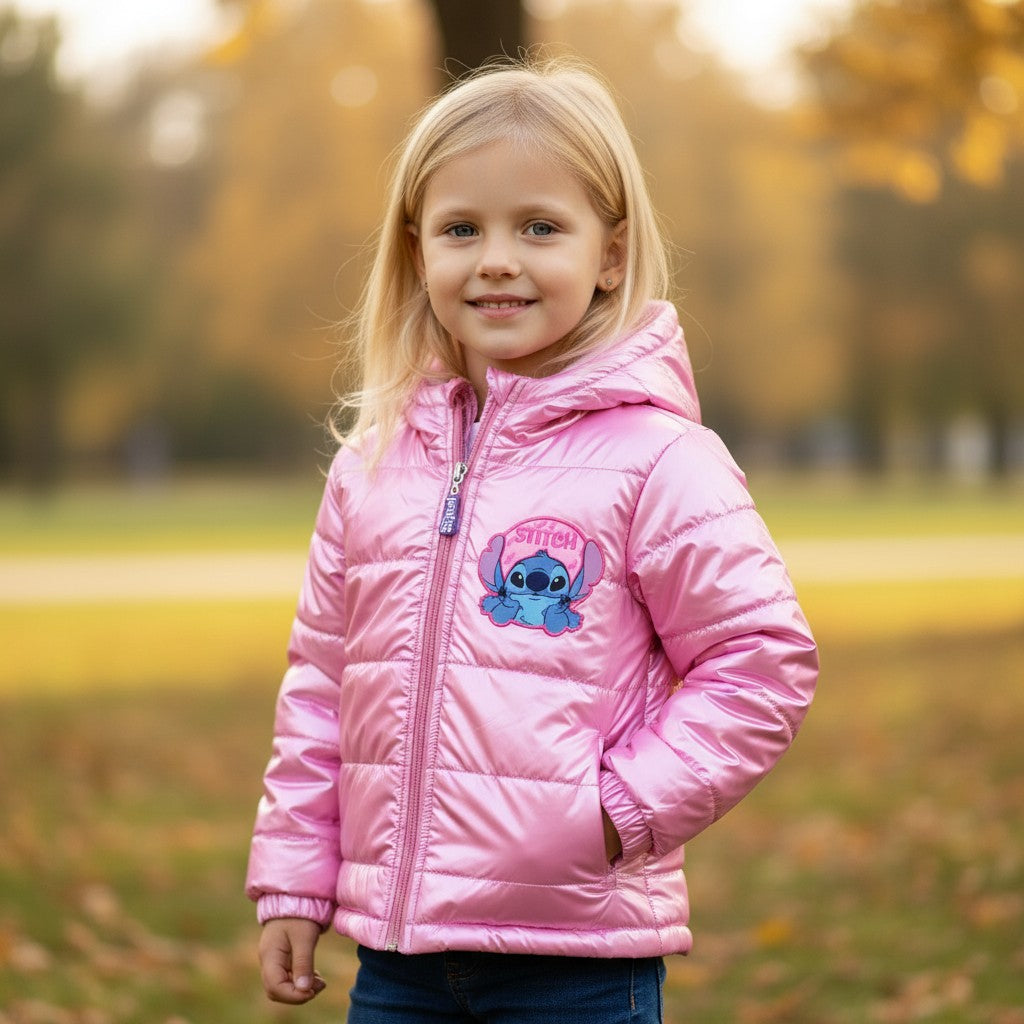 Disney Stitch Jacke mit Fleece Futter