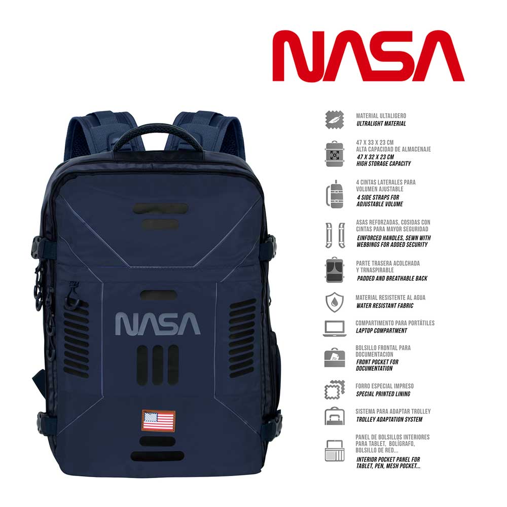 Rucksack NASA  33 x 23 x 47 cm