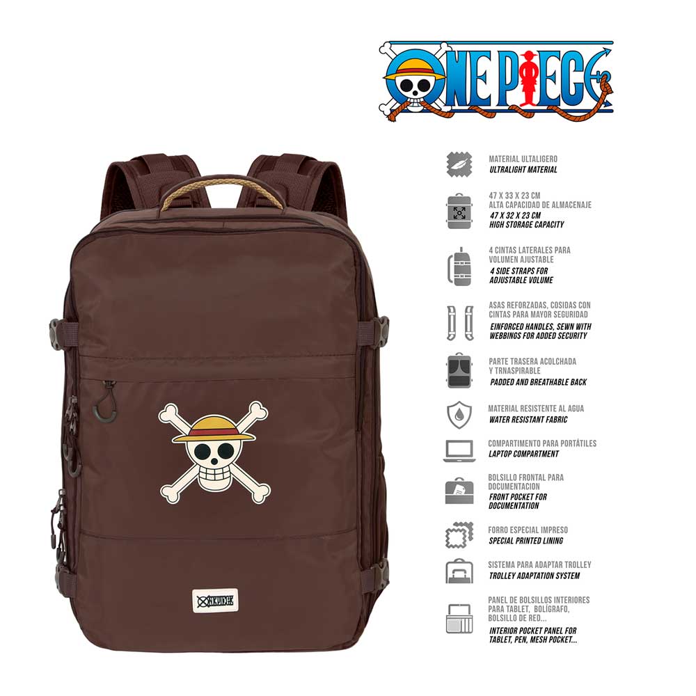 Rucksack One Piece Skull  33 x 23 x 47 cm