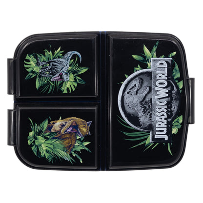Jurassic World Brotdose mit 3-Fach-Unterteilung