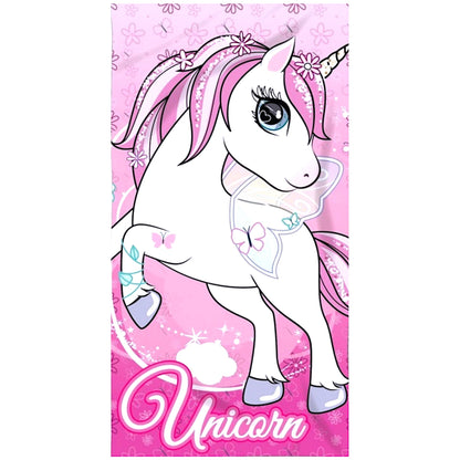 Einhorn Bade-/Strandtuch 70 x 140 cm