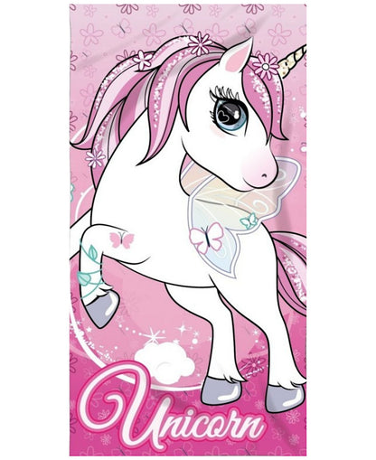 Einhorn Bade-/Strandtuch 70 x 140 cm