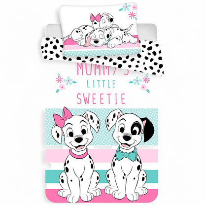 101 Dalmatiner Kinderbettwäsche Set 2-tlg. 100 x 135 cm