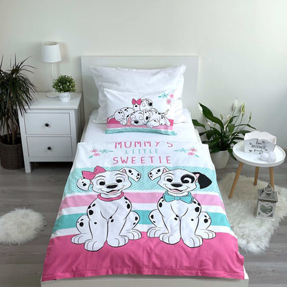 101 Dalmatiner Kinderbettwäsche Set 2-tlg. 100 x 135 cm